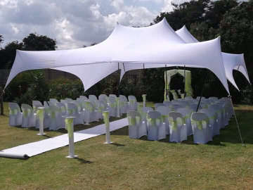 Stretch tent 4 way Decor tent Non waterproof size 6×10