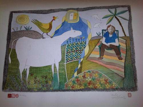 Pieter van der Westhuizen Etching - MASSIVE!!!