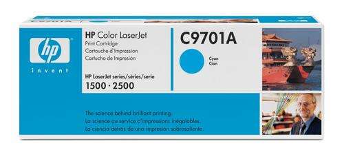 Genuine HP C9701A Cyan Toner Cartridge