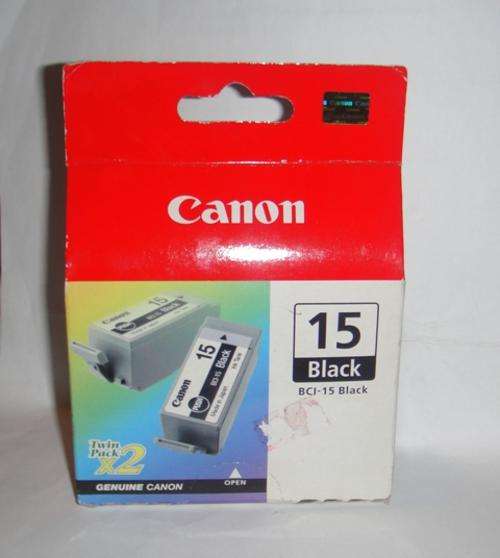 Canon BCI-15 Black Ink Cartridge (Twin Pack)