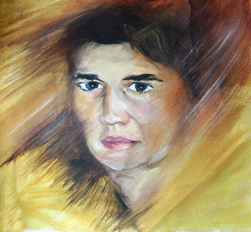 PORTRAIT IN BROWN AND OCHRE! Starting at R1 only!!!