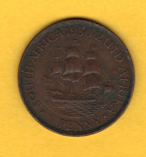 1930 - HALF PENNY - SOUTH AFRICA
