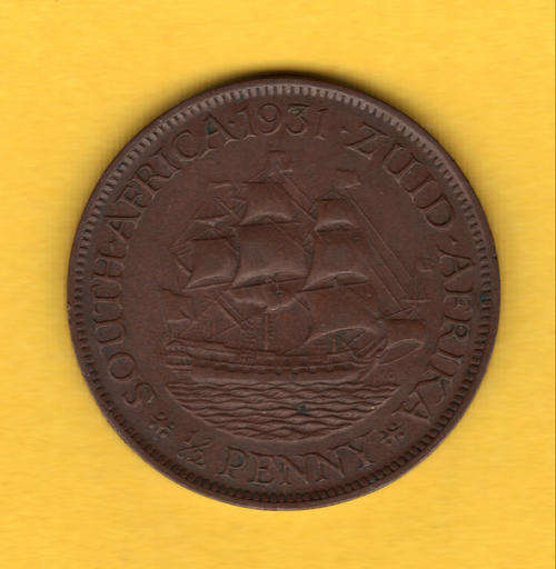 1931 (Z) - HALF PENNY - ZUID AFRIKA