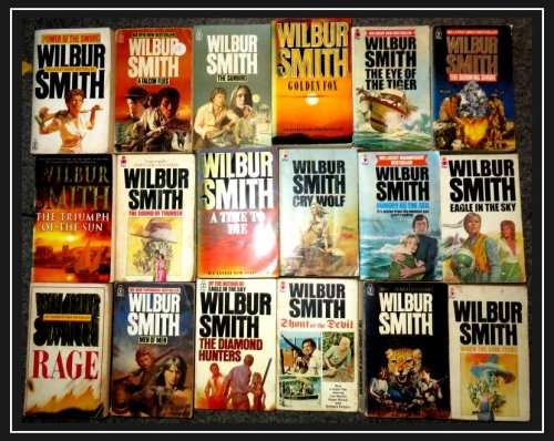 WILBUR SMITH : 18X Vintage PAN Books by Author Wilbur Smith - ALL 18 Paperbacks in Good Condition *
