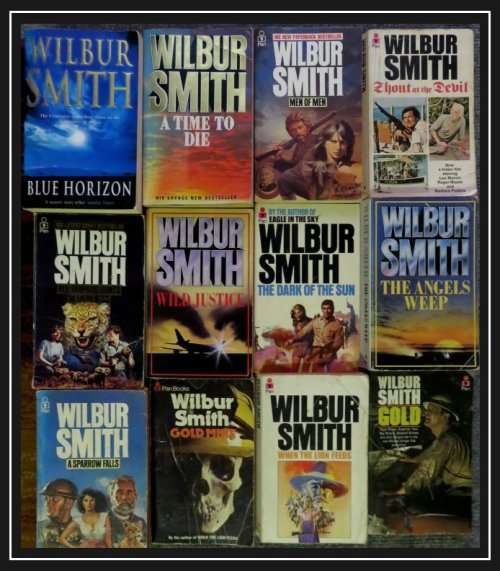 WILBUR SMITH : 12X Vintage PAN Paperbacks by Author Wilbur Smith - All Books in Good Condition*