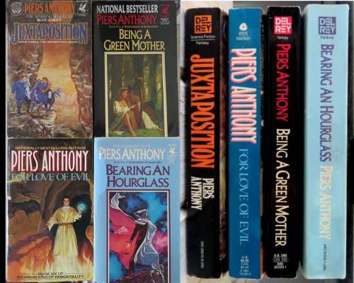 PIERS ANTHONY : 4X Classic Paperback Books - CONDITION: All Good to Very Good - 4X Pack SALE***