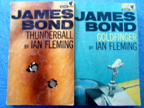2 X James Bond Novels by IAN FLEMING - Vintage Collectable Paperbacks - Good Condition - See pic.