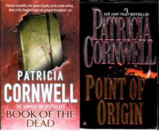 Book of the Dead & Point of Origin by PATRICIA CORNWELL - Paperbacks - Condition: GOOD*