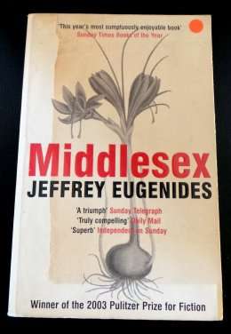 Middlesex by JEFFREY EUGENIDES - LARGE SOFTCOVER - Tanned Pages, but in Good Condition*