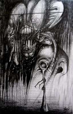 ART ATTACK by RAS STEYN - Romantic Tenebrist Drawing - 1 Original Available***