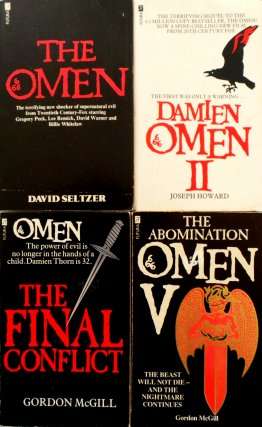 THE OMEN, Damien Omen II, The Final Conflict, Omen V: The Abomination - FUTURA COLLECTION***