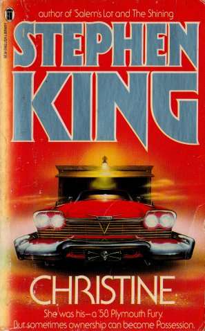 Christine by STEPHEN KING - NEL - 1980s Illustrated Cover - Rare Paperback Edition**