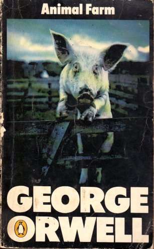 Animal Farm by GEORGE ORWELL - Old Paperback - Setwork Book