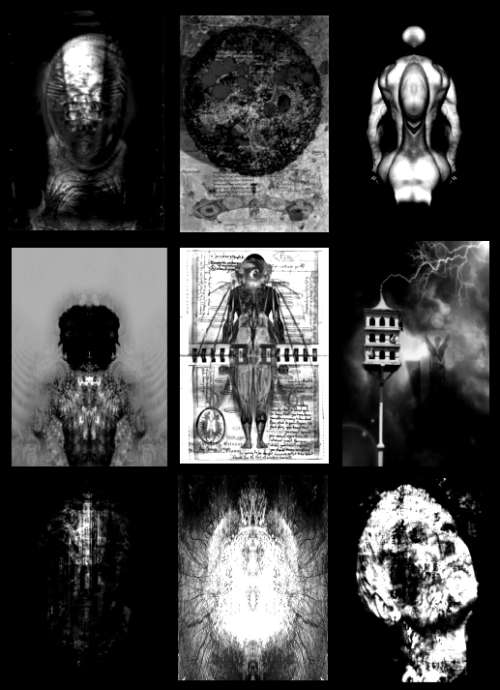 Original Macabre Art: `The Rise of the Modern Primitive by Surrealist Pioneer Ras Steyn - Single Ed.