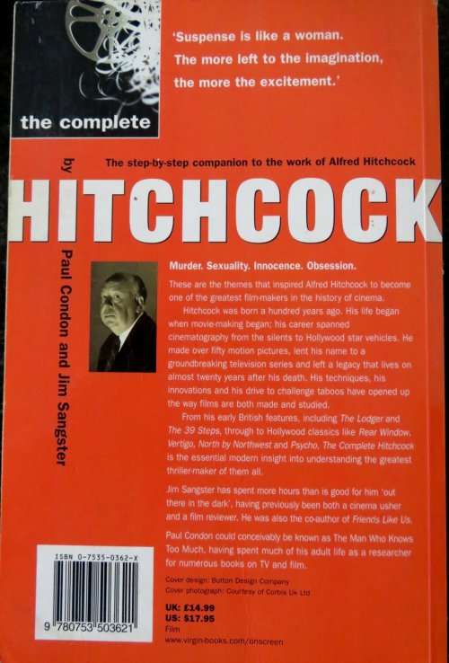 The Complete Hitchcock : Paul Condon and Jim Sangster - As New *