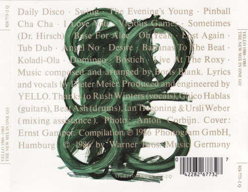 YELLO - 1980-1985 - The New Mix in One Go - MMTCD1606 - VERTIGO - ADD VG