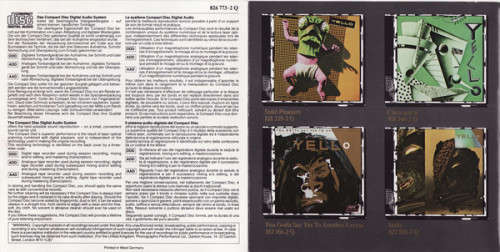 YELLO - 1980-1985 - The New Mix in One Go - MMTCD1606 - VERTIGO - ADD VG