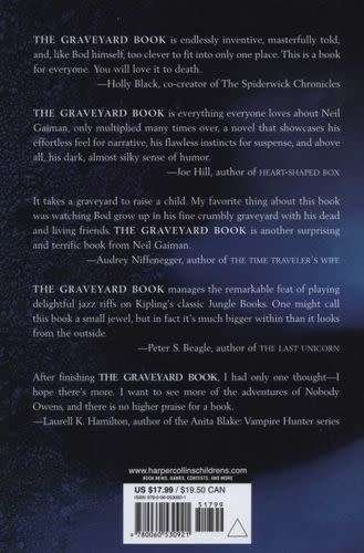 NEIL GAIMAN : The Graveyard Book - First Edition Hardback - 1st Impression - Bloomsbury - 2008