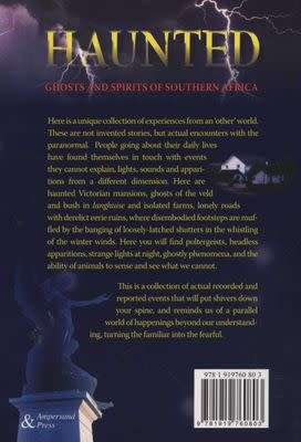 HAUNTED: Ghosts and Spirits of South Africa by SIAN HALL - Ampersand Press - 2011 VG+