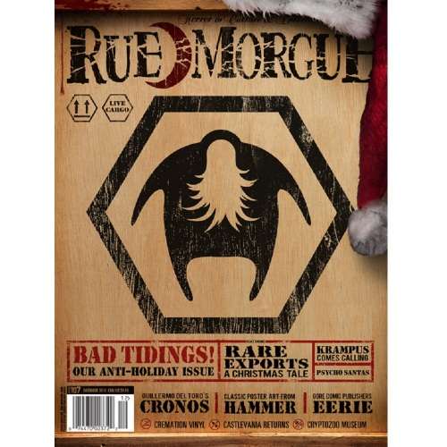 Horror Magazine: Rue Morgue - Issue 107 - December 2010 - Christmas Edition - VG+ Condition