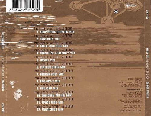 FRONT 242 - Headhunter 2000 - ENERGY RECORDS - 12X Remixes of Headhunter - Great Condition***