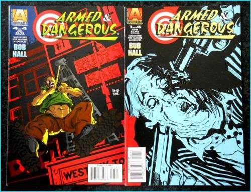 ARMED and DANGEROUS - 2X Action Comics - Both in Excellent Condition