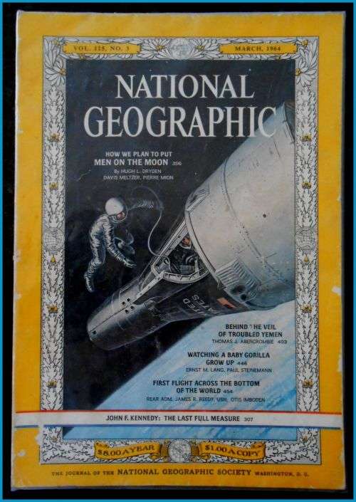 NATIONAL GEOGRAPHIC Magazine, VOL.125 No.3 - MARCH 1964 - In Very Good Nick!