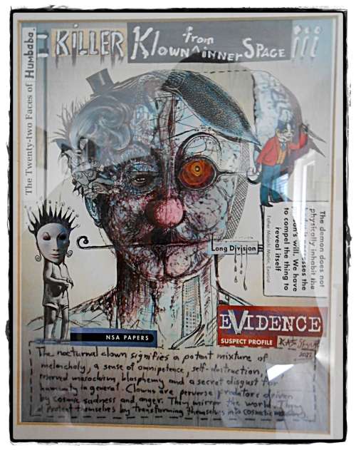 Original Art: `The 22 Faces of Humbaba` by Controversial Artist Ras Steyn` - Multi-Medium Artwork