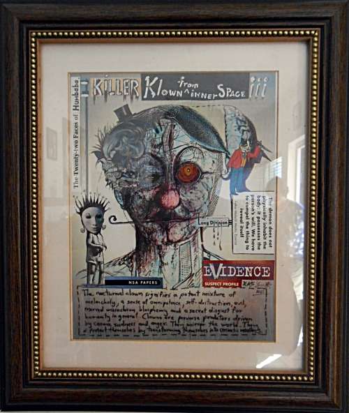 Original Art: `The 22 Faces of Humbaba` by Controversial Artist Ras Steyn` - Multi-Medium Artwork