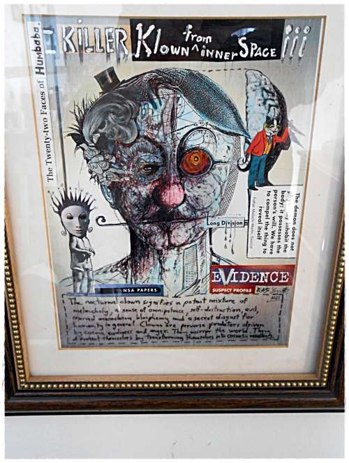 Original Art: `The 22 Faces of Humbaba` by Controversial Artist Ras Steyn` - Multi-Medium Artwork