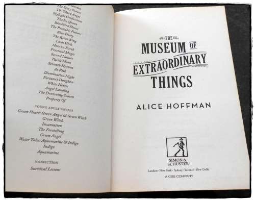 ALICE HOFFMAN - The Museum of Extraordinary Things - SimonandSchuster Paperback - NEW*