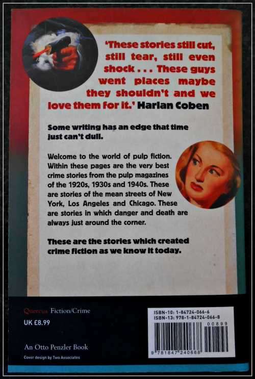 PULP FICTION: The Crimefighters ed. OTTO PENZLER - Thick Softcover Anthology - Very Good Cond.