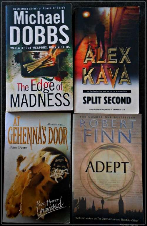 Point Horror, Alex Kava, Michael Dobbs and Robert Finn - 4X Books Joblot Sale - R65 for the Lot*