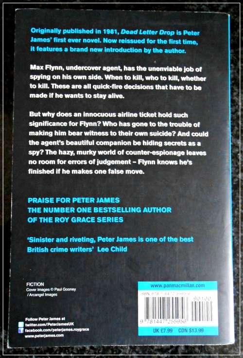 PETER JAMES - Dead Letter Drop - Softcover - 2014 - PAN Books - Excellent Condition ***