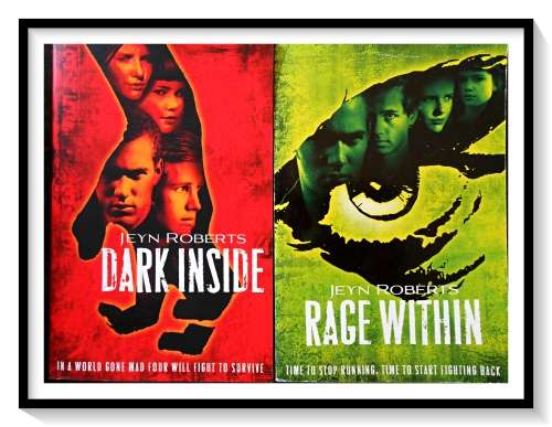 JEYN ROBERTS - 2X Paperbacks in Good Condition - Dark Inside and Rage Within - ON SALE***