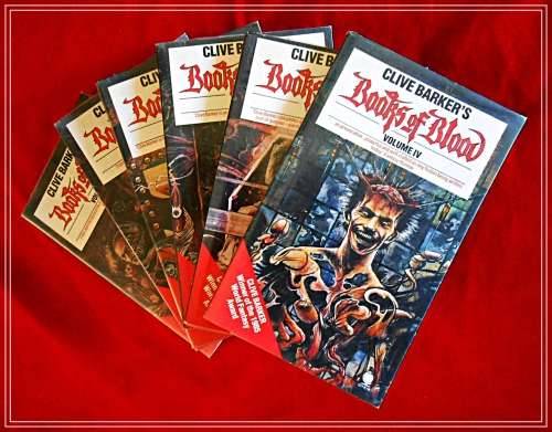 Clive Barker, Books of Blood Volume 1 - 6 - Sphere Publishers - All 6X in Very Good Condition SALE !