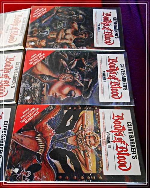 Clive Barker, Books of Blood Volume 1 - 6 - Sphere Publishers - All 6X in Very Good Condition SALE !
