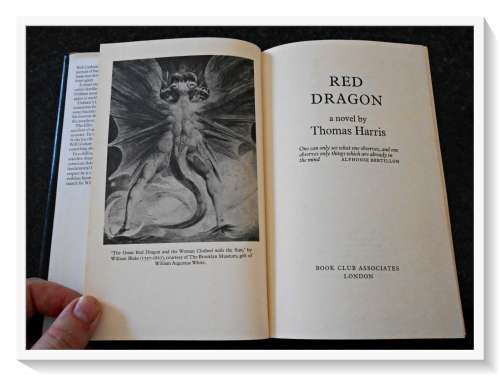 Red Dragon by THOMAS HARRIS - Rare Cover Hardback - BCA Edition - Very Neat / VG Condition*