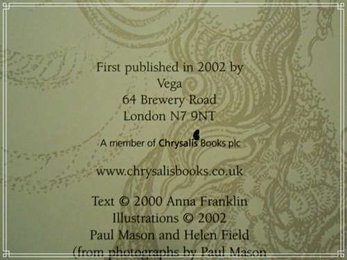FAIRIES: The Encyclopaedia of Fairies - ANNA FRANKLIN - FIRST EDITION - VEGA - 2002 VG+