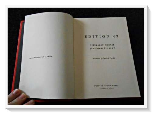 NEZVAL & STYRSKY: Edition 69 - SURREALISM EROTICA PROSE - Twisted Spoon Press - Very Rare Item*
