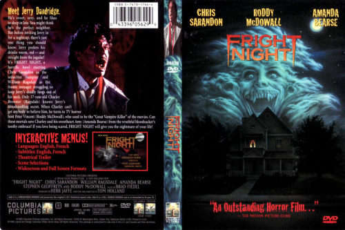 Fright Night - 1985 Version - DVD - HORROR CLASSIC - 2-16 - Condition: Like New*