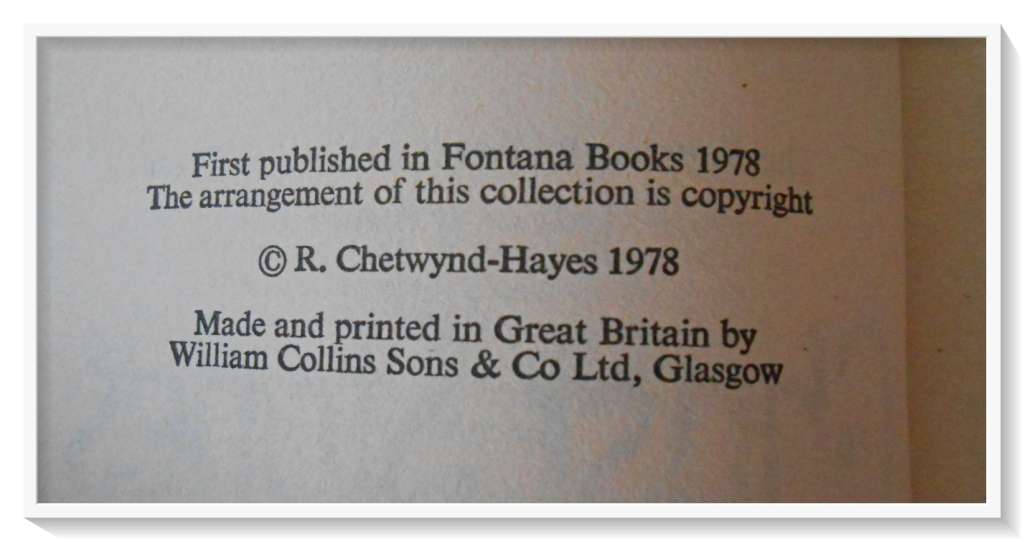 The 14th FONTANA Book of Great Ghost Stories 1978 - Very Rare Collectible Condition: A (Excellent)