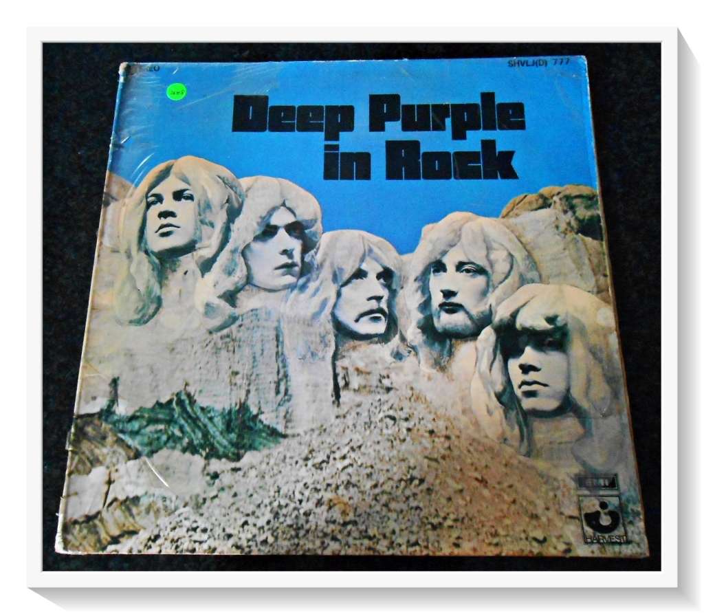 DEEP PURPLE: In Rock - EMI - HARVEST Records - Cover / Sleeve: Fair Condition & LP Very Good*