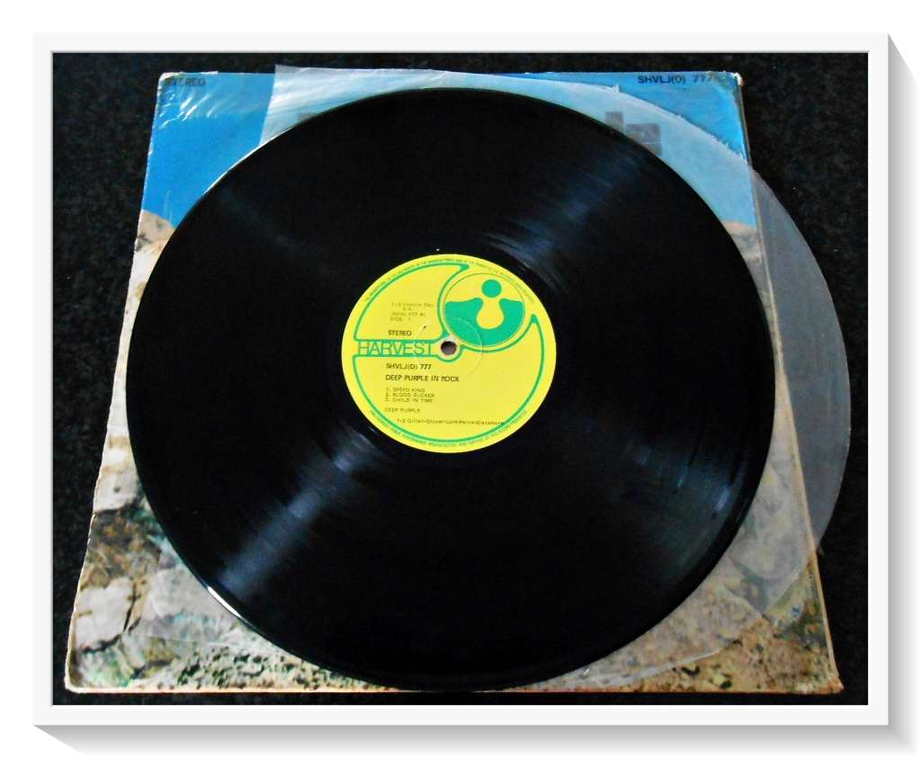 DEEP PURPLE: In Rock - EMI - HARVEST Records - Cover / Sleeve: Fair Condition & LP Very Good*