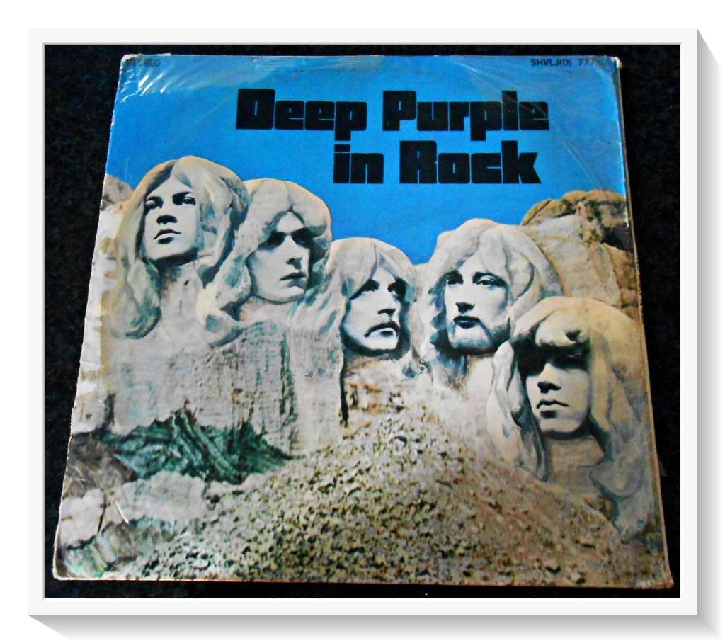 DEEP PURPLE: In Rock - EMI - HARVEST Records - Cover / Sleeve: Fair Condition & LP Very Good*