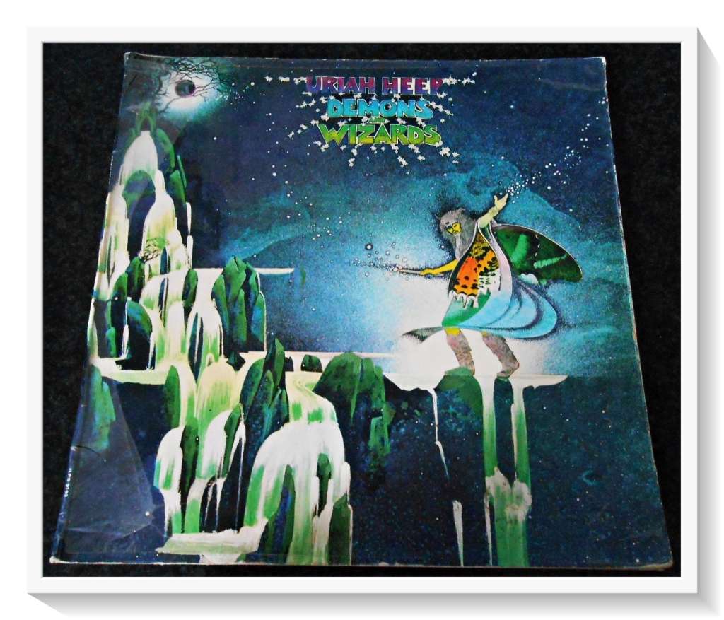 URIAH HEEP - Demons & Wizards - ISLAND RECORDS - Condition: Cover/Sleeve: Fair  Record: Very Good*