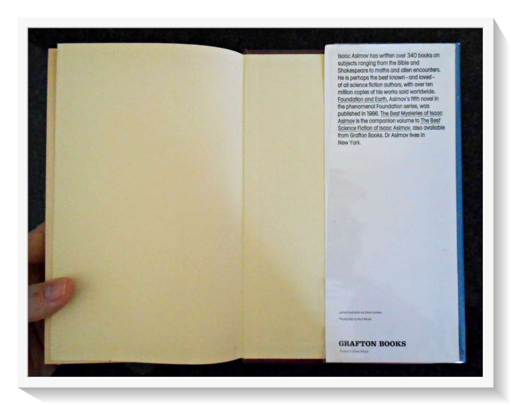 ISAAC ASIMOV: The Best Mysteries (The Master`s Personal Selection) 1987 - GRAFTON BOOKS - B+