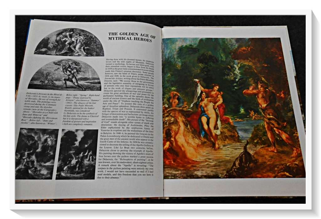 The Life and Times of DELACROIX: Portraits of Greatness - Large Hardcover - Condition: B+ to A