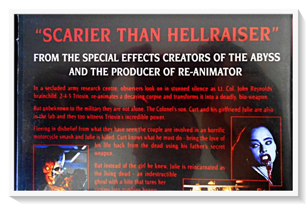 RETURN OF THE LIVING DEAD III - UNCUT Cult/Horror Collectable - Disc & Casing in VERY GOOD Condition