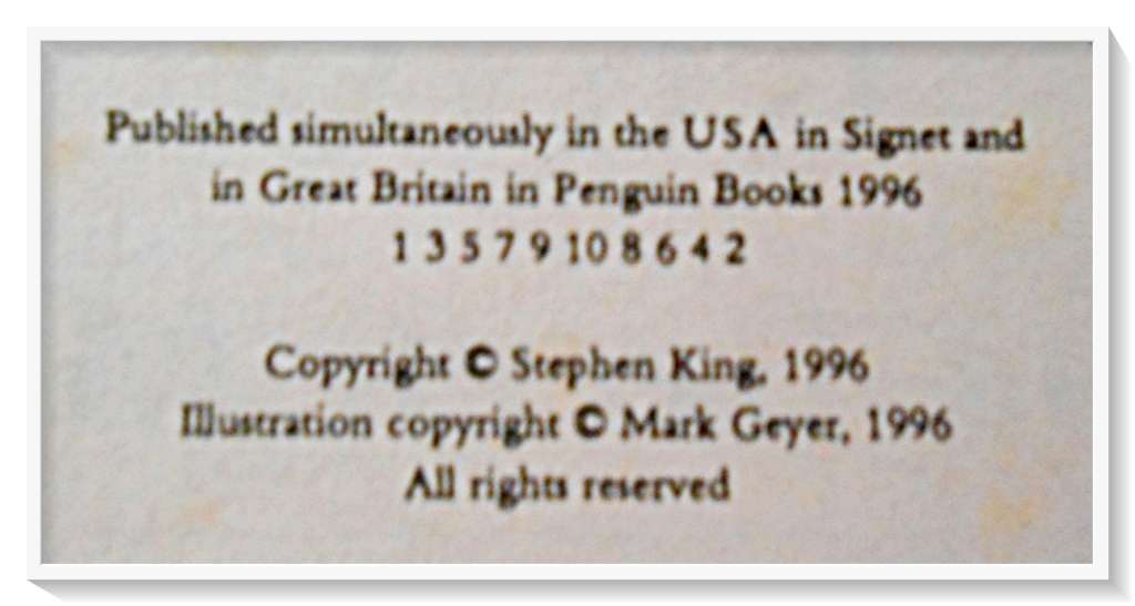 Stephen King: The Green Mile: The Mouse on the Mile - Penguin:UK Paperback 1996: Condition: Good (B0